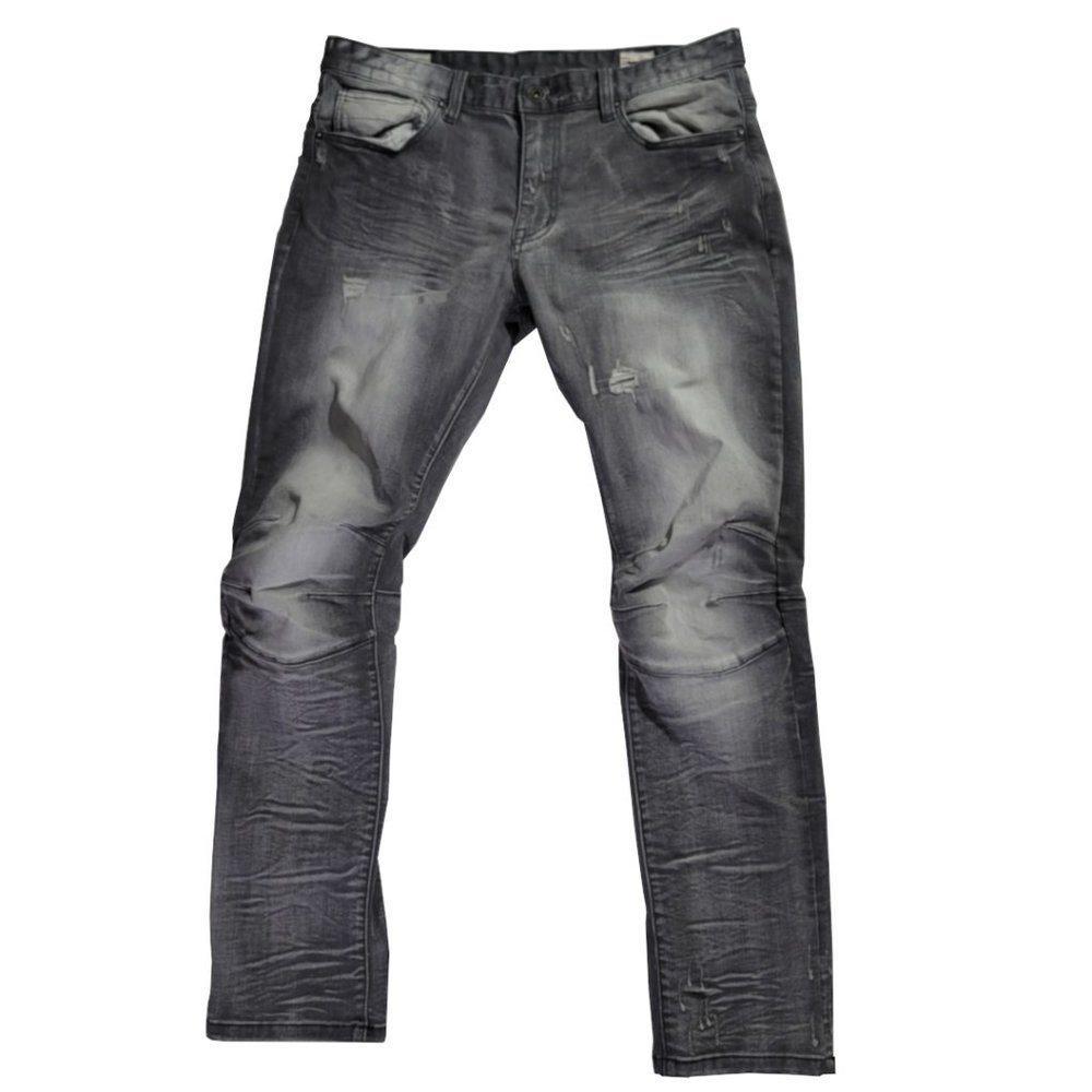 Smoke Rise DNM CO. Men's Grey Ripped Jeans(34/32)